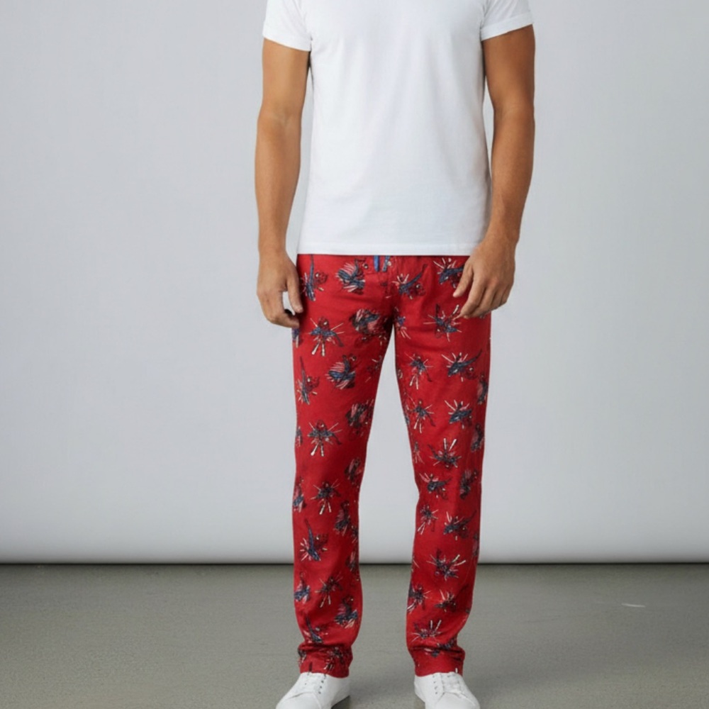 Men's Marvel‎ Spider-Man Pajama Pants - Red/Blue